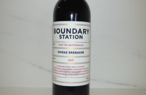 Boundary Station Wine Label detail